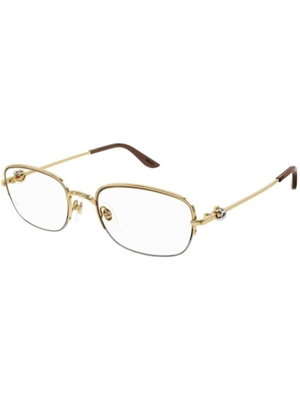 New Cartier CT0374O 001 Gold Women Eyeglasses